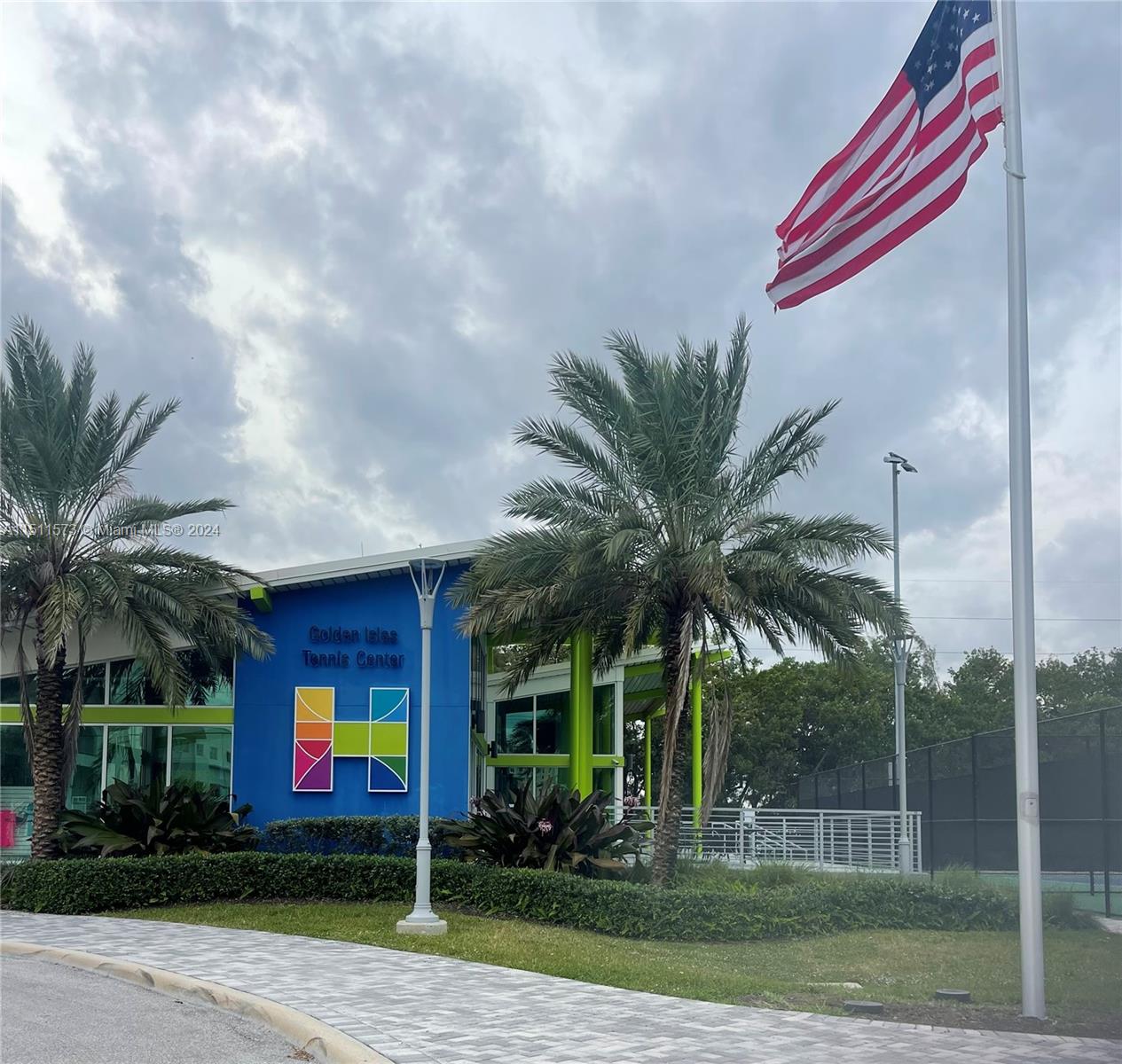 City tennis courts near by.