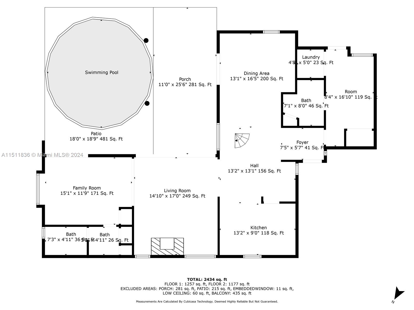 1734 Bayshore Ln, Miami, FL, 33133 United States, 4 Bedrooms Bedrooms, ,4 BathroomsBathrooms,Residential,For Sale,Bayshore Ln,A11511836