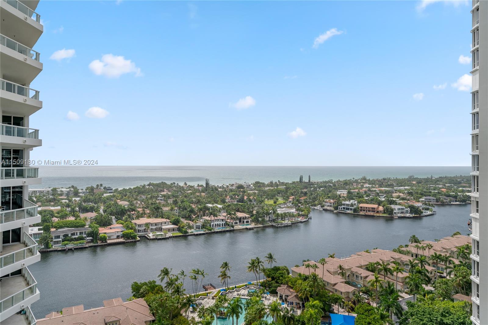 Beautiful residence at the prestigious Atlantic One in Aventura, this unit features three bedrooms, three full bathrooms, a powder room, and two balconies. The South-facing balcony provides views of the ocean and the Intracoastal Waterway, while the West-facing balcony captures the beauty of Golden Isles, The Gulfstream Park, and extends as far as the iconic Guitar Hotel. The kitchen offers views of the South side.
This exceptional home is located in one of South Florida's finest buildings, The Point of Aventura, known for its resort-style living. Residents enjoy access to a clubhouse with a gym, fitness classes, spa, cafe, four tennis courts, a playground, barbecue areas, and three swimming pools.