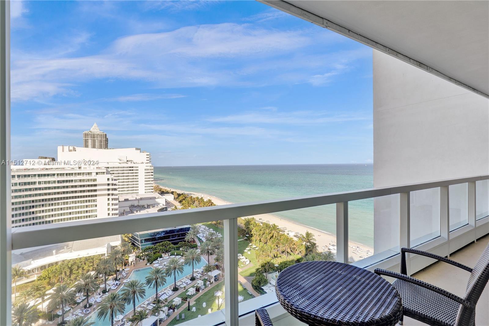 BEAUTIFUL 1/1,5 BEDROOM AT WORLD FAMOUS FONTAINEBLEAU RESORT, OVERSIZED BALCONY OVERLOOKING TO THE OCEAN AND POOL.FULLY FURNISHED TUNKEY 2 FLAT TV'S,COMPUTER WITH DESK,SLEEPER SOFA,FULLY EQUIPPED KITCHEN, KITCHENWARE, DISHWASHER, WASHER&DRYER. FONTAINEBLEAU OFFERS 22 OCEANFRONT ACRES, MANY TOP RESTAURANTS AND NIGHTCLUBS, SPA, FITNESS CENTER.POOLS.MAINTENANCE FEES INCLUDED:AC,ELECTRICITY,FREE VALET,LOCAL PHONES AND COMPLIMENTARY BREAKFAST AT OWNERS LOUNGE. THERE WERE A LOT OF CELEBRITIES IN THIS LIST OF GUESTS WHO HAVE STAYED IN THIS SUITE BEFORE.DON'T MISS OUT THIS UNIQUE OPPORTUNITY TO PURCHASE ONE OF THE LAST EXCLUSIVE 1 BEDROOM SUITES IN FONTAINEBLEAU HOTEL MIAMI BEACH