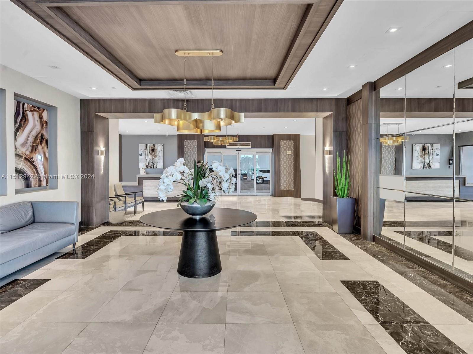 Remodeled Lobby. Waterview is a full service building with Security guard at the gate, Valet Parking and 24/7 Lobby Attendant. Management On Site.