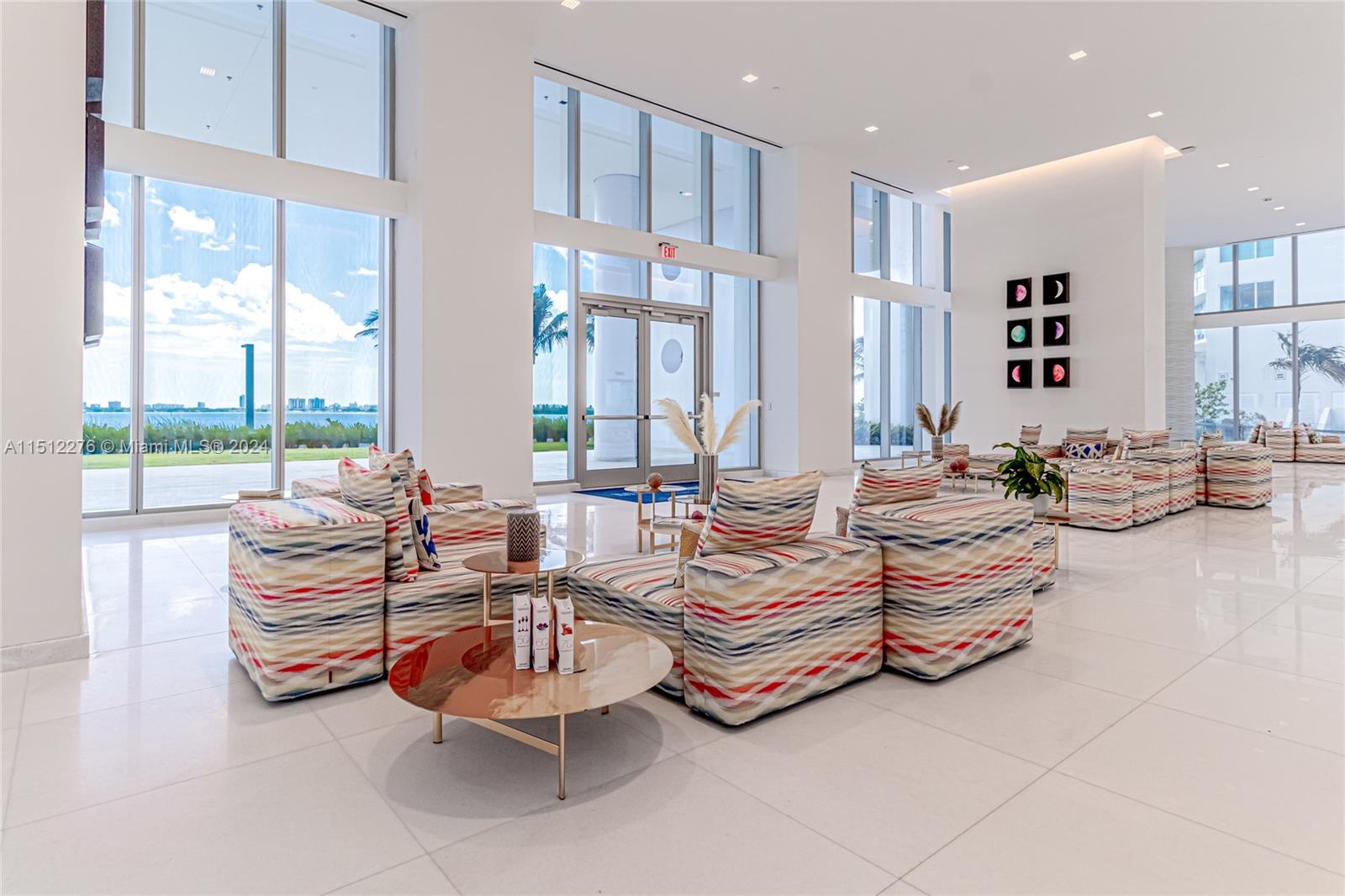 Lobby seating area with Missoni Design