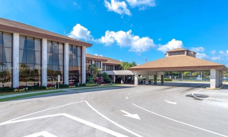 Century Village main Club hose entrance.