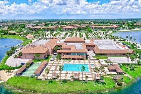 Clubhouse pool aerial view