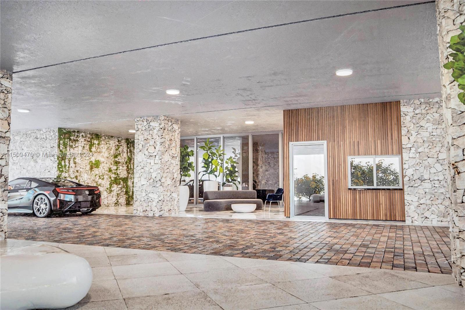 Lobby exterior updates underway