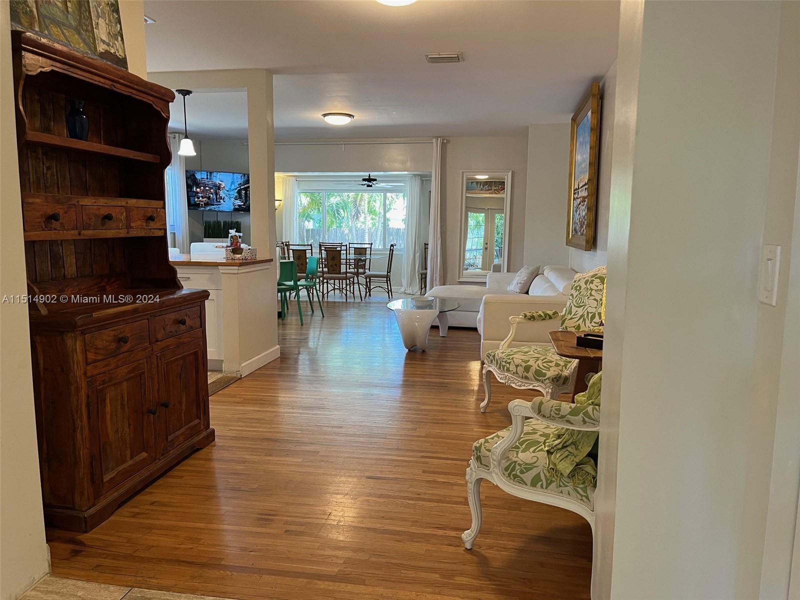 Florida room has a dining table right now.