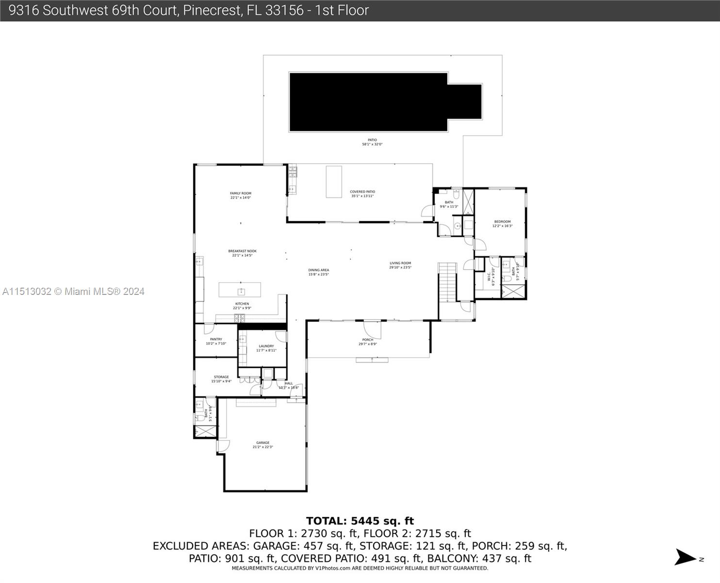 9316 69th Ct, Pinecrest, FL, 33156 United States, 6 Bedrooms Bedrooms, ,7 BathroomsBathrooms,Residential,For Sale,69th Ct,A11513032