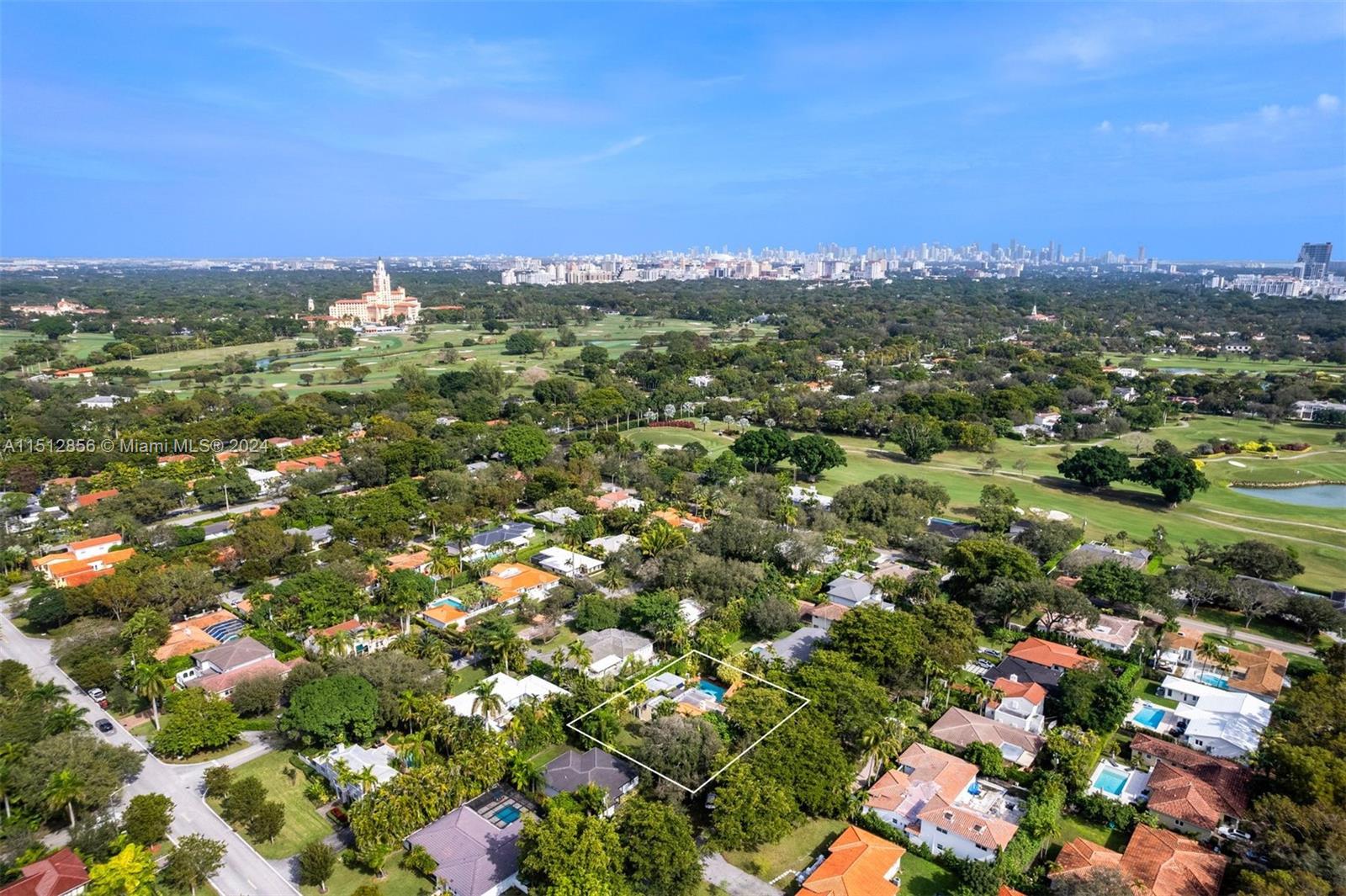 Biltmore Hotel & Golf Course North of Property