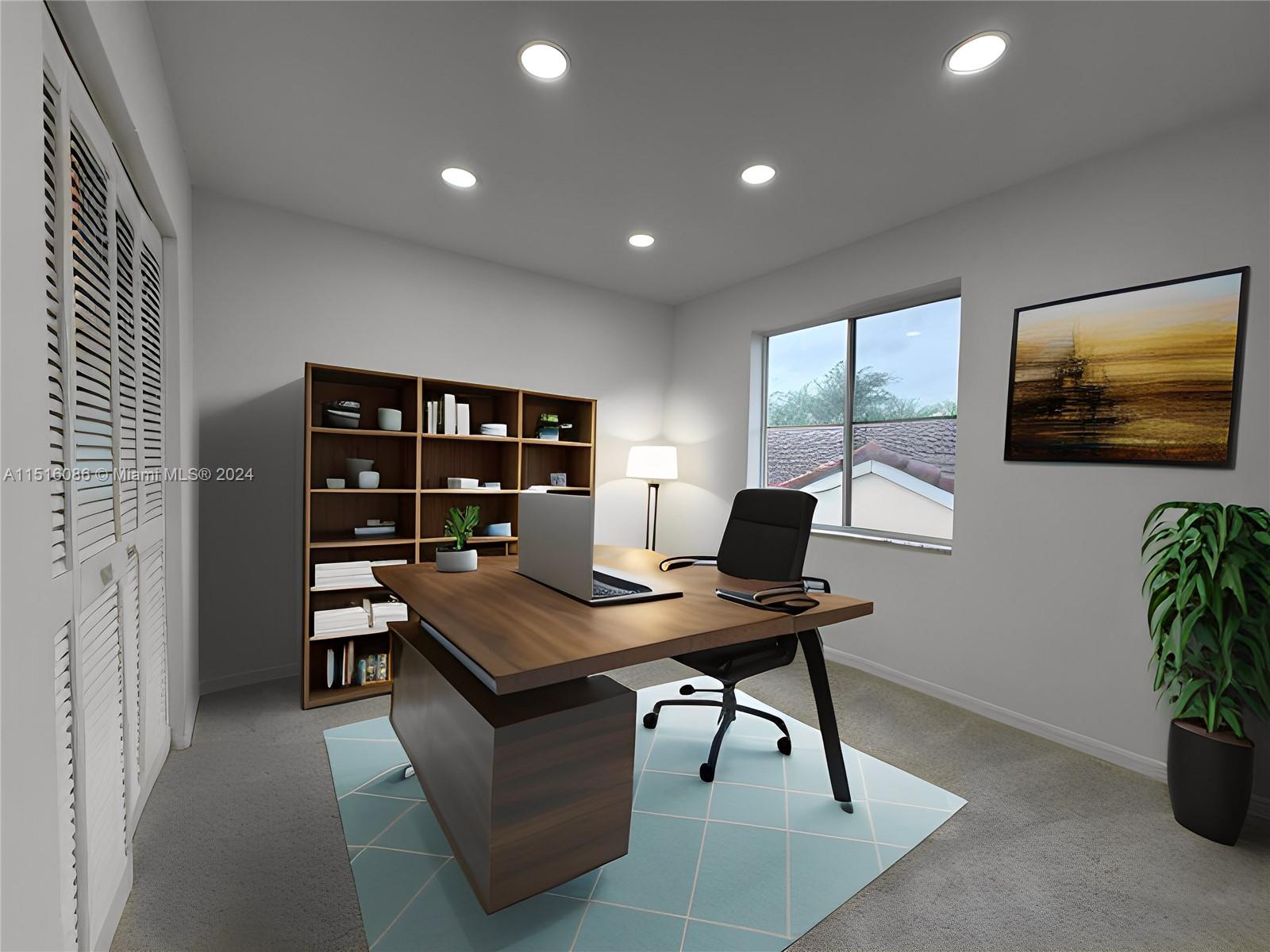with virtual staging. Any of the second-floor bedrooms could be a nice office