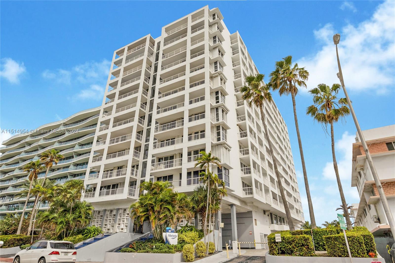 This spacious two-bedroom/2 bathrooms is located in the beautiful Surfside Beach. Nice floor plan allows light to flood in throughout the day. Very large balcony accessible from all rooms with amazing ocean view! All sliding doors has been replaced for Hurricane-Impact Glass Doors by the property owner. 
The unit features a kitchen with stainless steel appliances, granite countertop, washer & dryer inside the unit and all rooms has tile floors. Marbella Condominium offers direct access to the beach, renovated gym, all brand-new elevators, Shabbat elevator, attended lobby, pool, jacuzzi and sauna. Walking distance to shops, supermarket, cafés and restaurants. This well-maintained boutique condominium has just 12 stories high and only 88 spacious units.