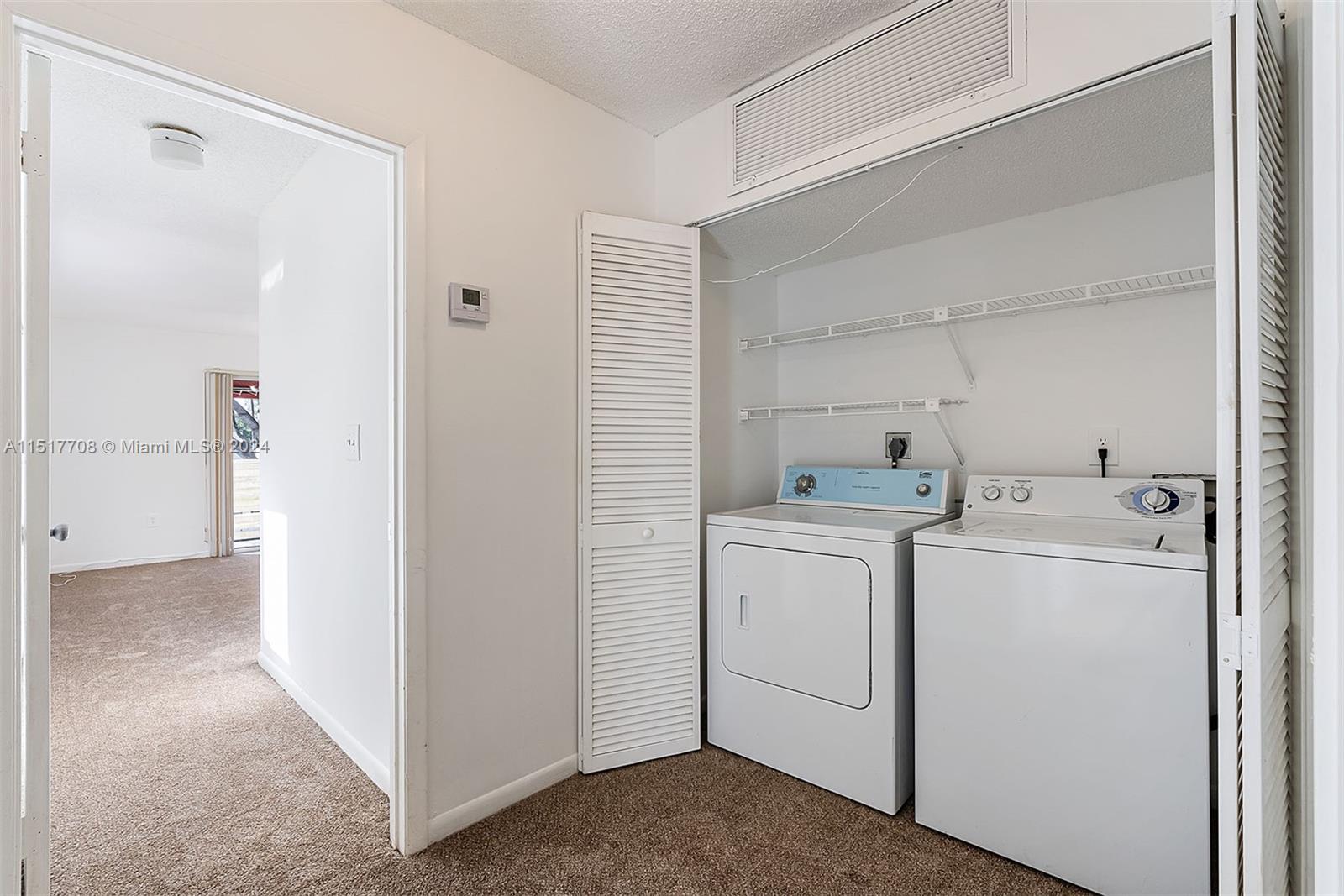 Laundry Closet on 2nd floor