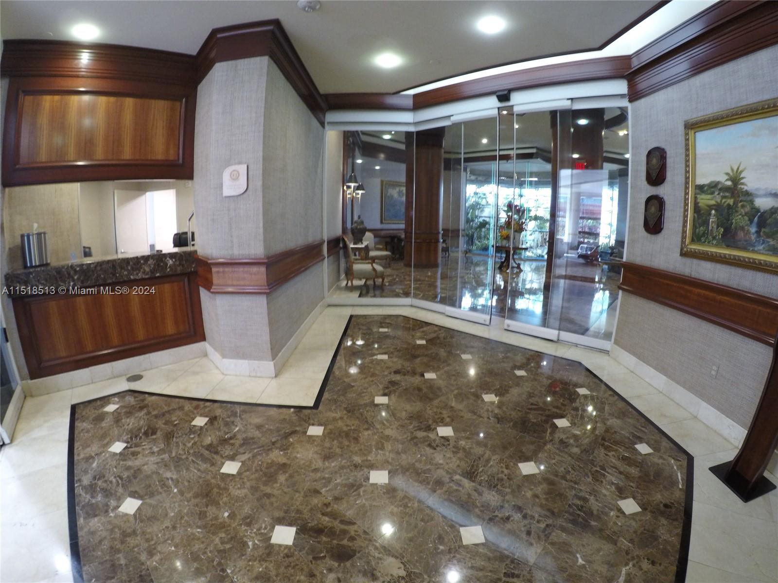 Lobby entrance
