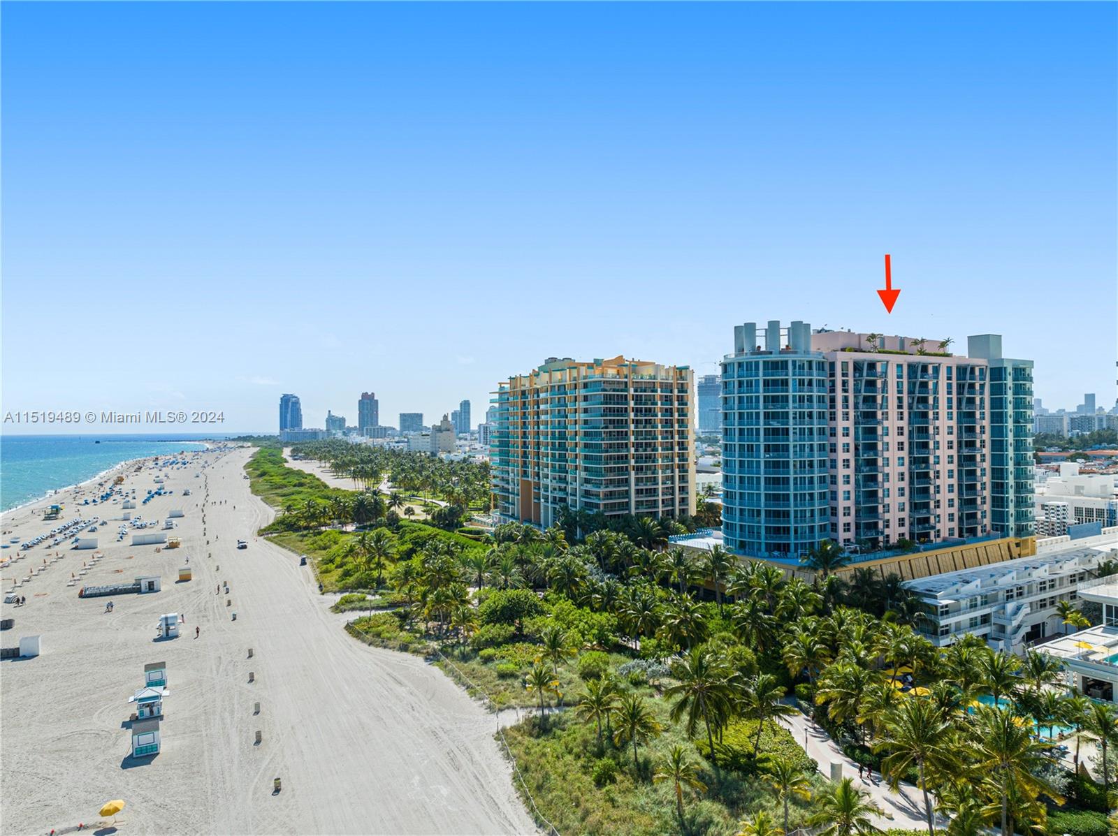 1500 Ocean Dr UPH10, Miami Beach, Florida 33139, 1 Bedroom Bedrooms, ,2 BathroomsBathrooms,Residentiallease,For Rent,1500 Ocean Dr UPH10,A11519489