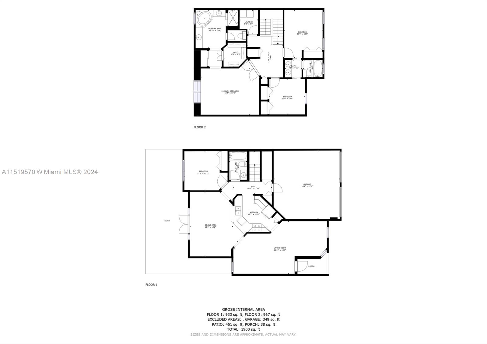 12281 121st Ter, Miami, FL, 33186 United States, 4 Bedrooms Bedrooms, ,3 BathroomsBathrooms,Residential,For Sale,121st Ter,A11519570