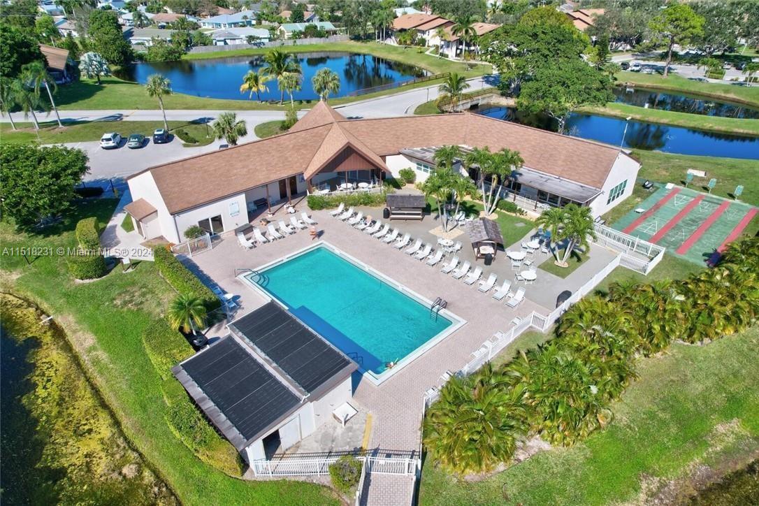 THE COMMUNITY CENTER FOR ACTIVITIES, POOL AND RECREATION ROOM