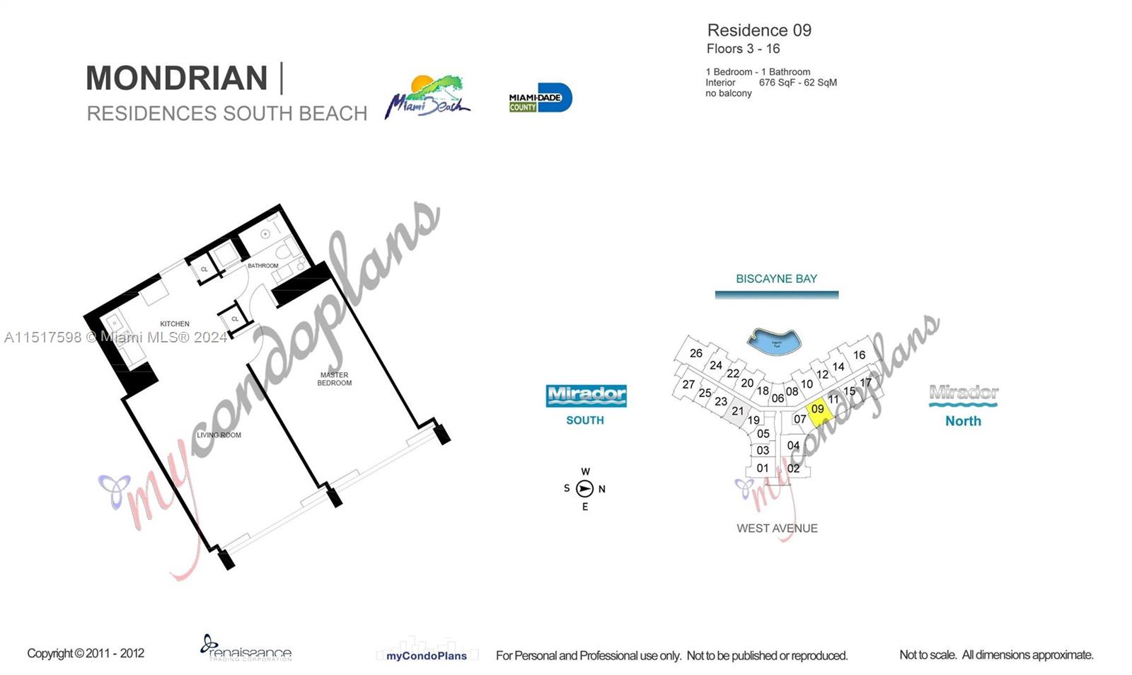 1100 West Ave, Miami Beach, FL, 33139 United States, 1 Bedroom Bedrooms, ,1 BathroomBathrooms,Residential,For Sale,West Ave,A11517598