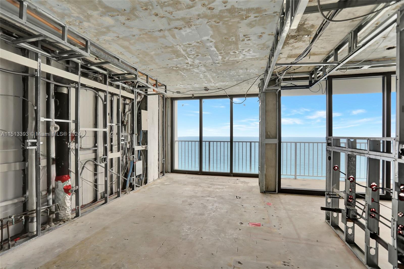 Current Kitchen with Framing