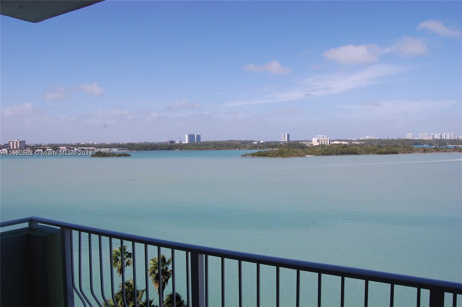 Spacious 3 bedroom 2.5 bath condo in Bay Harbor Island, with a spectacular view of the bay and intercoastal. Unit comes with 1 storage, 1 covered parking and 1 uncovered parking. The Unit features: washer and dryer in the unit, stainless steel appliances, marble floors, granite counter-tops and backslash. The building has amenities such as: party room, Gymnasium, Pool and Motor-boat Docks. The town also provides an A, K-8 school. The unit has been meticulously cleaned and painted.