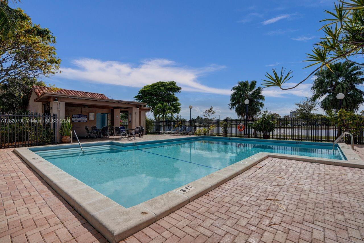 another angle of the community pool