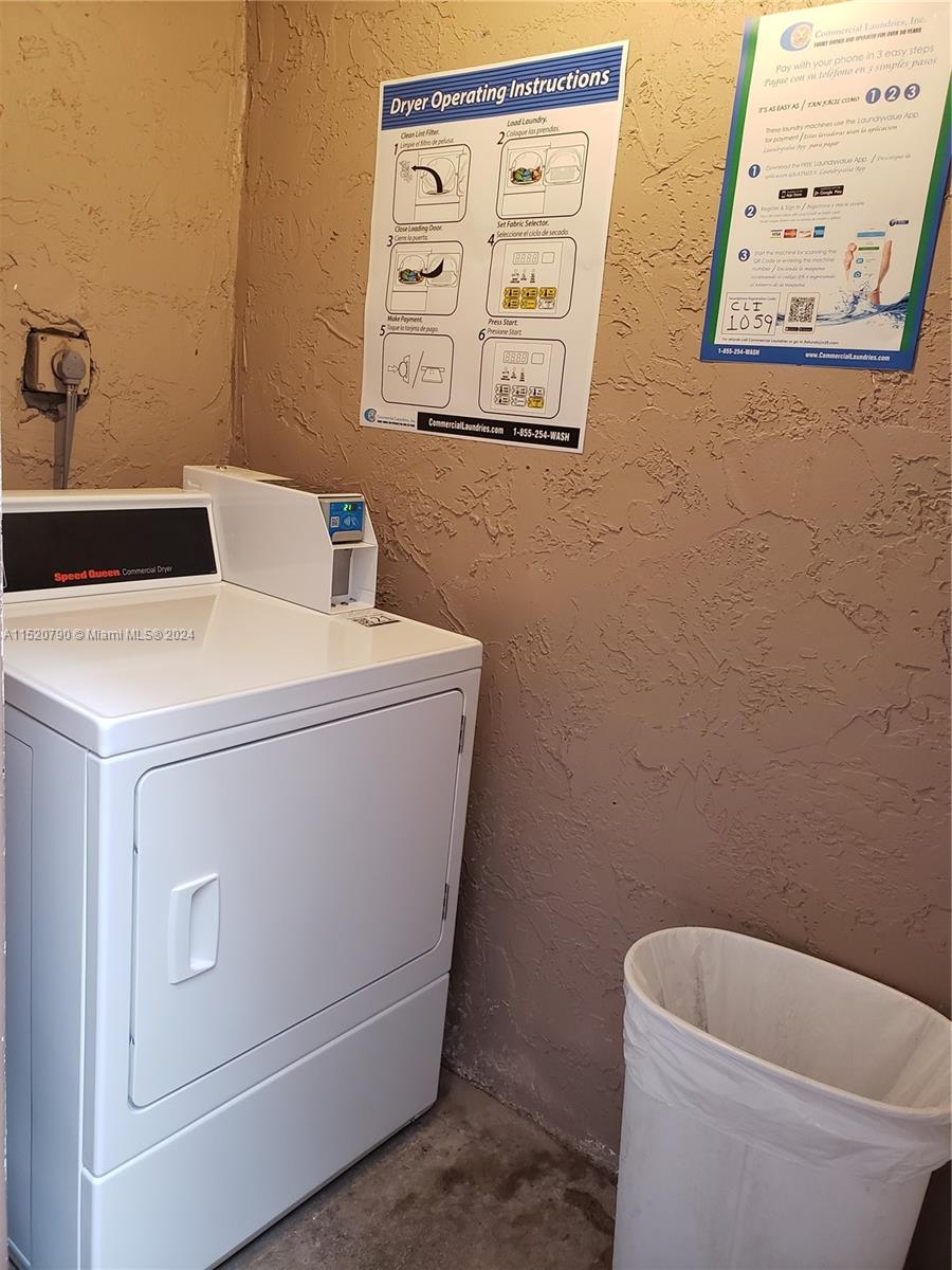 community laundry room