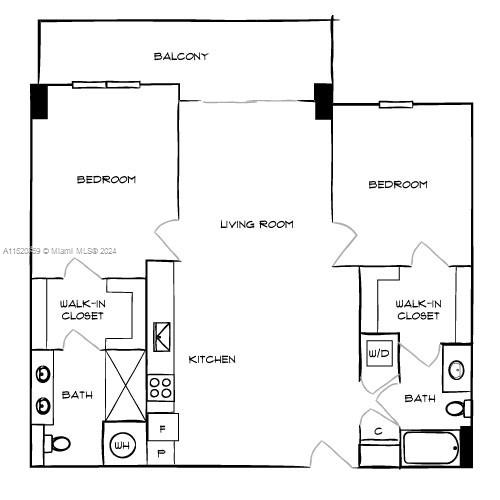 2150 N Bayshore Dr 305, Miami, Florida 33137, 2 Bedrooms Bedrooms, ,2 BathroomsBathrooms,Residentiallease,For Rent,2150 N Bayshore Dr 305,A11520859