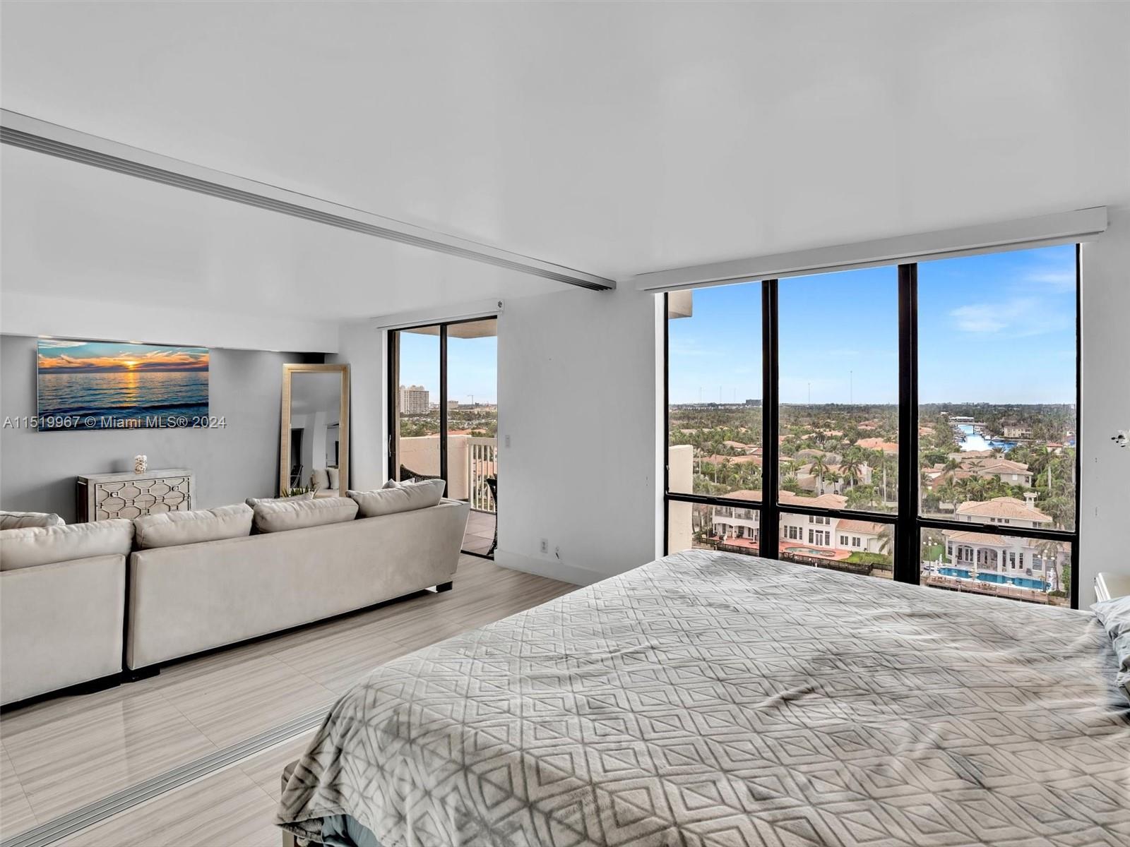 SECOND BEDROOM WITH DOORS OPEN