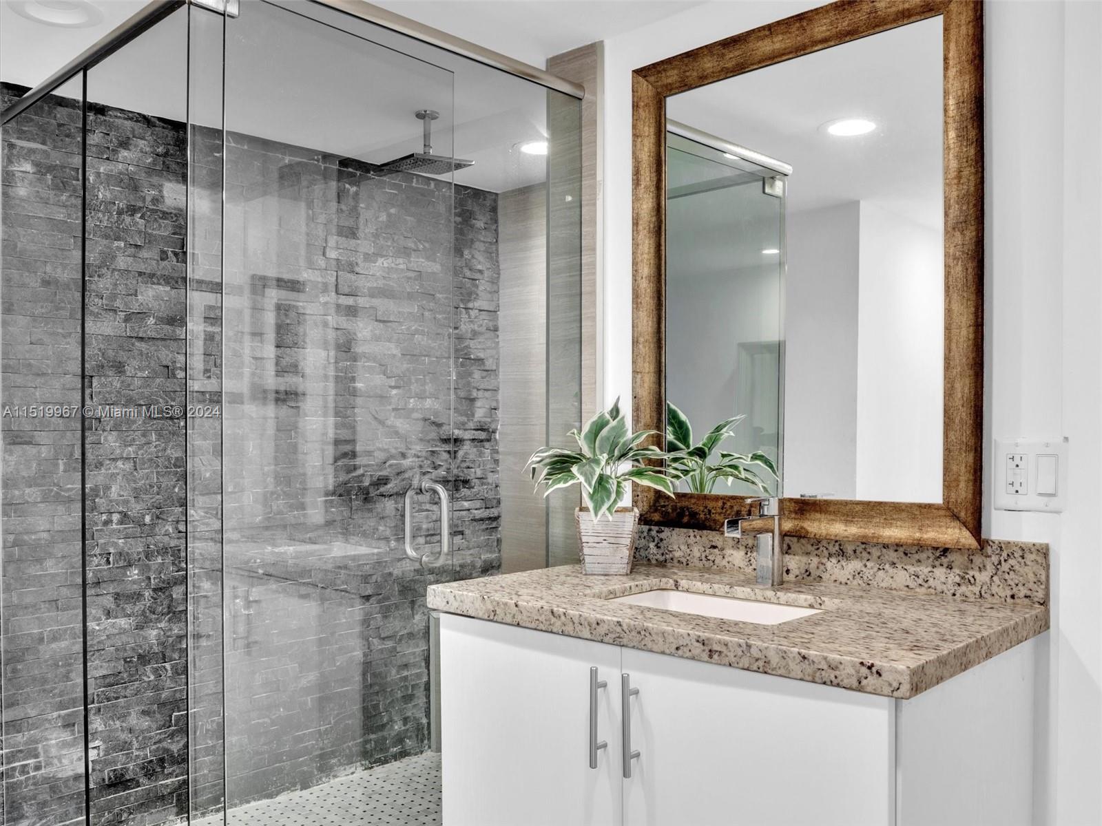 PRIMARY ENSUITE BATHROOM FEATURES HUGE BEAUTIFULLY TILED SHOWER ALL WITH DESIGNER FINISHES