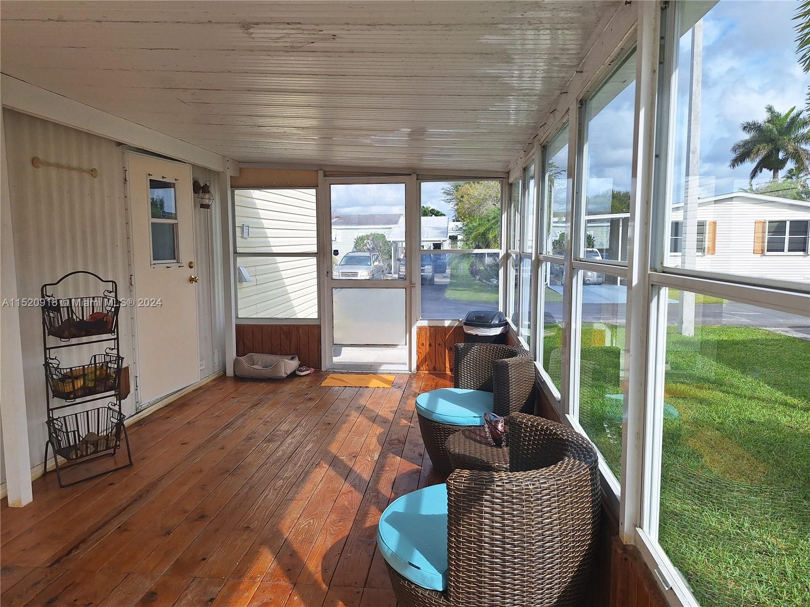 Large Enclosed Porch