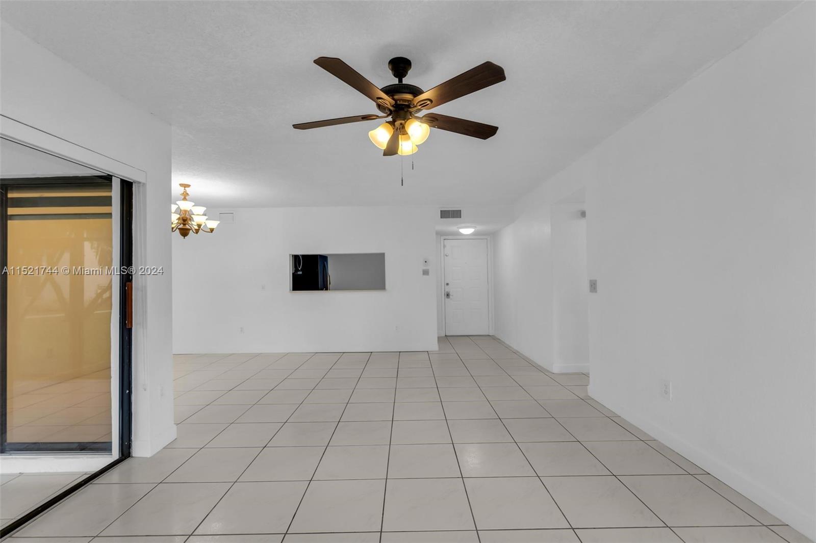 Living Room overlooking the front entrance