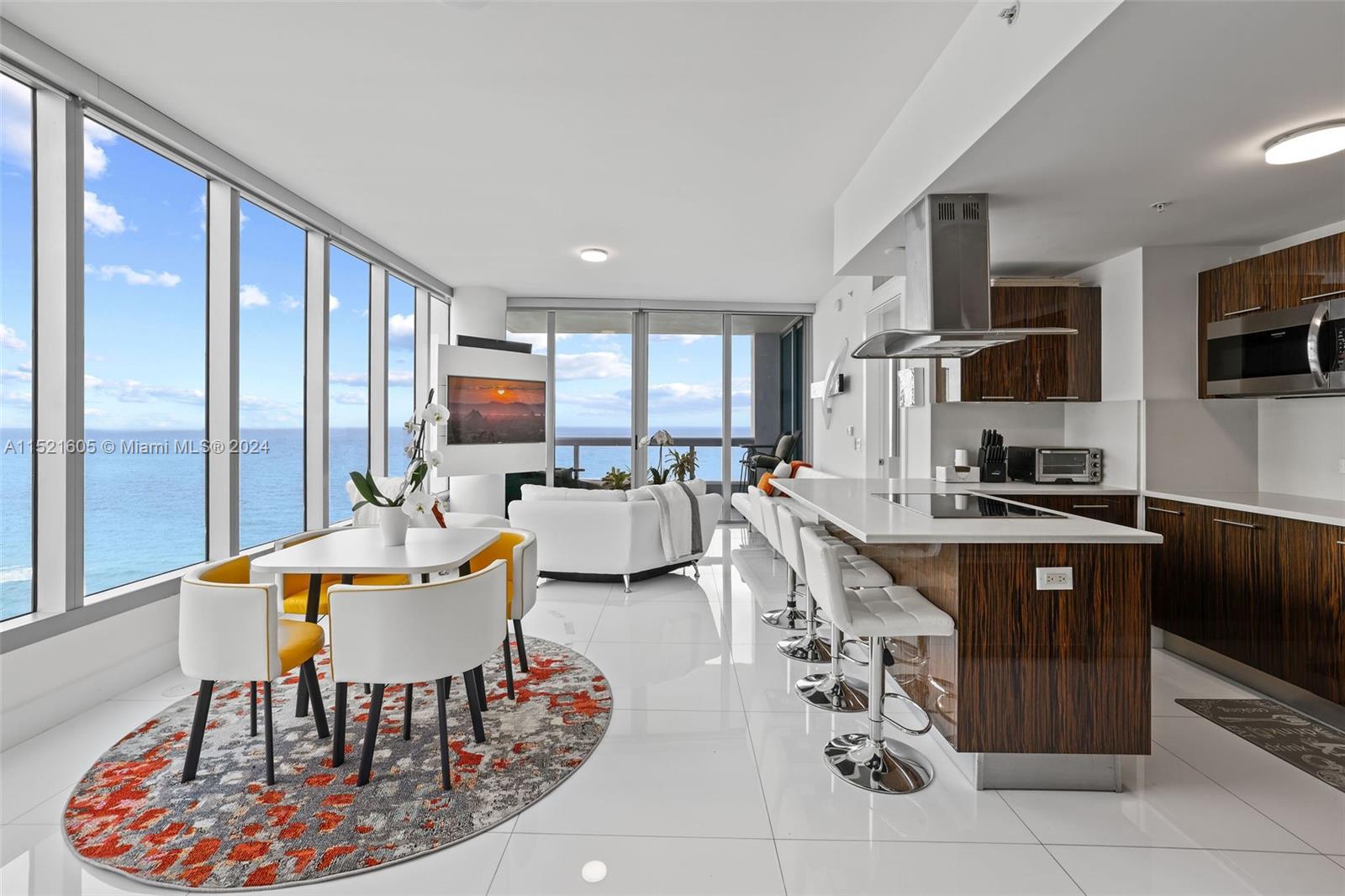 This stunning 2 bed/2 bath corner unit at the Carillon Beach Resort in Miami Beach offers breathtaking ocean views from every angle. The window treatments add a touch of sophistication, while allowing you to control the amount of natural light entering the space. The spacious layout of this corner unit provides the perfect setting for relaxation and entertaining, with the open living and dining areas leading out to the private balcony, where you can take in the breathtaking views of the ocean. The two bedrooms offer comfortable and stylish accommodation, with ample closet space. The Carillon Beach is a world-renowned destination for luxury and wellness, offering a wide range of amenities including a 70,000 square foot spa, fitness & dining options. virtual tour available!