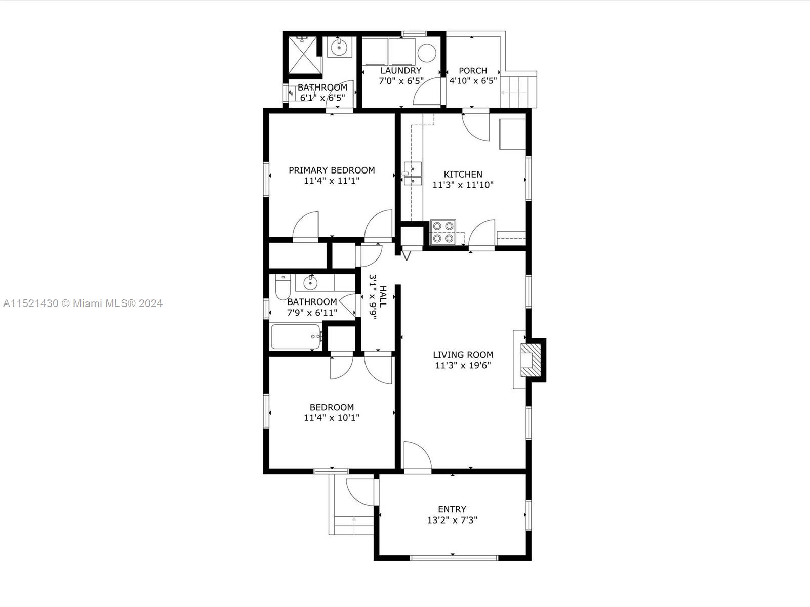 931 16th Ct, Hollywood, FL, 33020 United States, 2 Bedrooms Bedrooms, ,2 BathroomsBathrooms,Residential,For Sale,16th Ct,A11521430