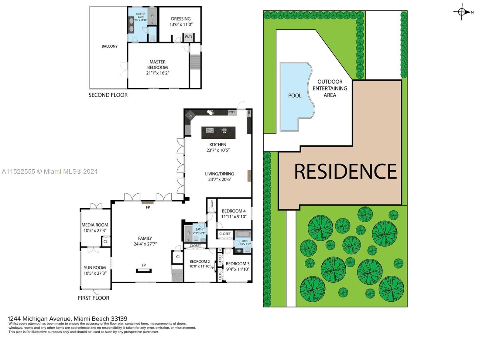 1244 Michigan Ave, Miami Beach, FL, 33139 United States, 5 Bedrooms Bedrooms, ,4 BathroomsBathrooms,Residential,For Sale,Michigan Ave,A11522555