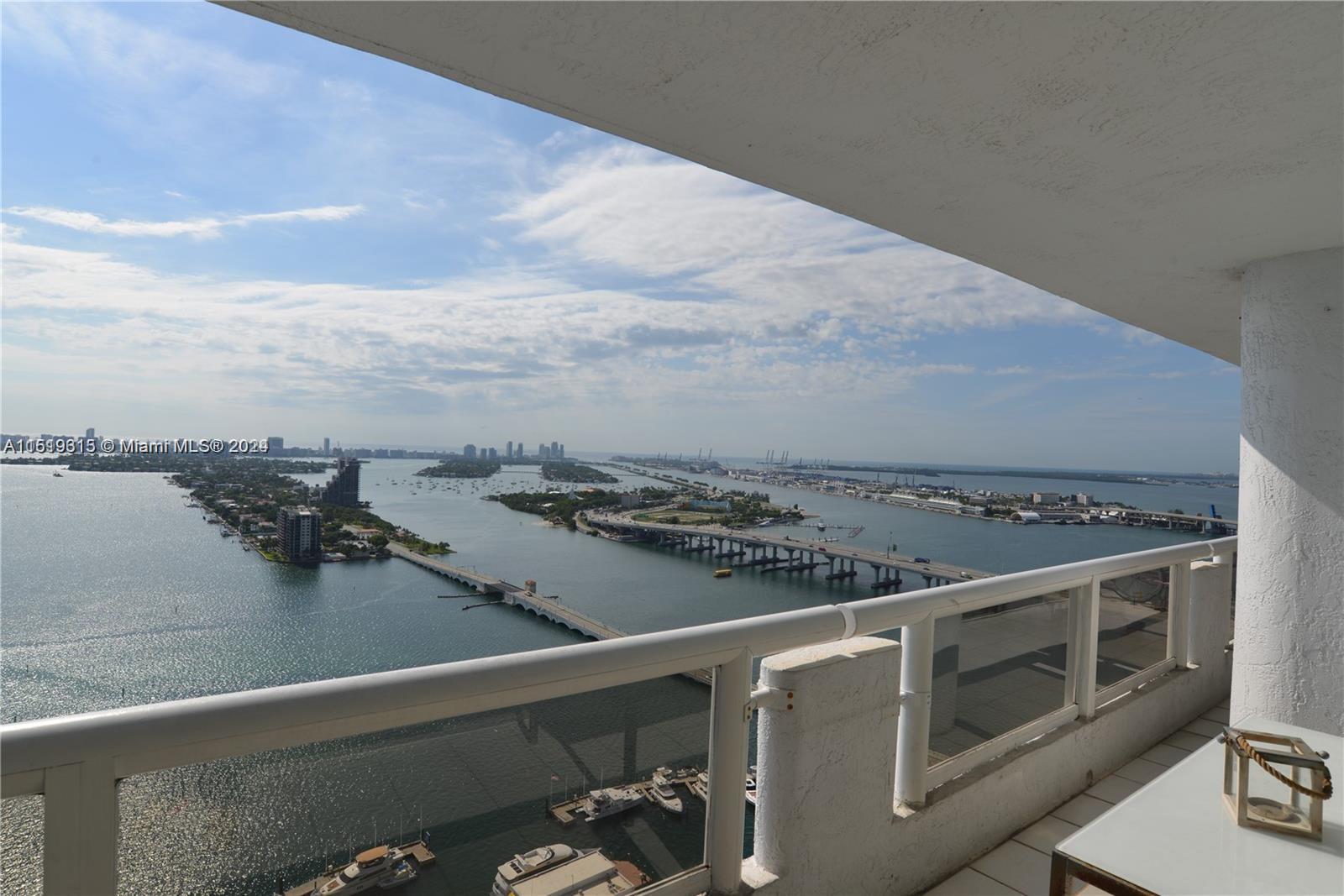 Beautiful, bright and fully furnished 2 bedroom penthouse with a breathtaking view of Biscayne Bay.
It is located at The Grand which is a stylish bay front condominium with a wonderful bay views and five star amenities. Adjacent to Margaret Pace Park, you will have access to tennis and basketball courtesans dog parks.
This waterfront condo hotel provides residents with an in-house grocery store, restaurants, a beauty salon, liquor store, dry cleaner, full service marina.