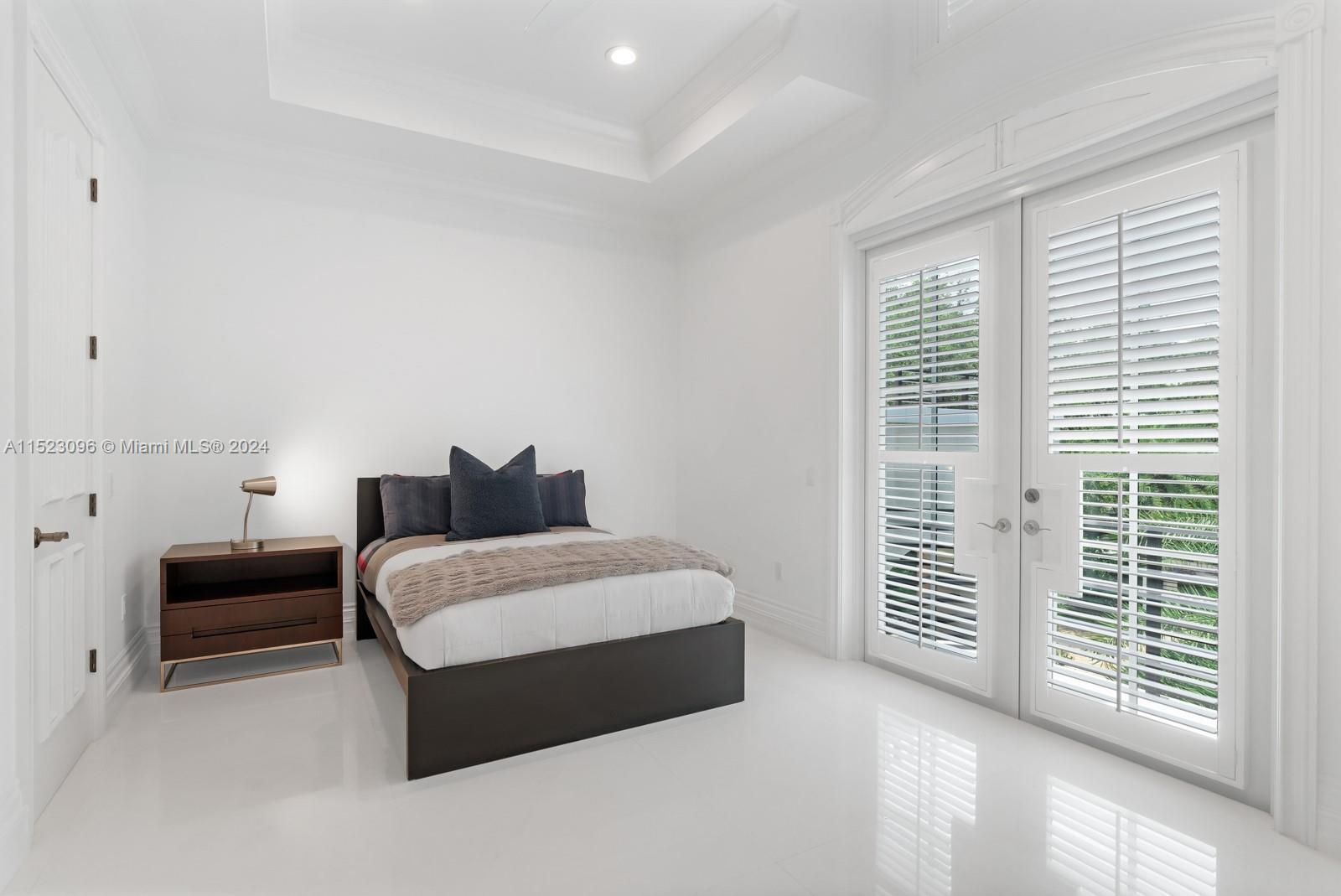 Guest Suite 6 on 2nd level with vaulted ceilings & balcony