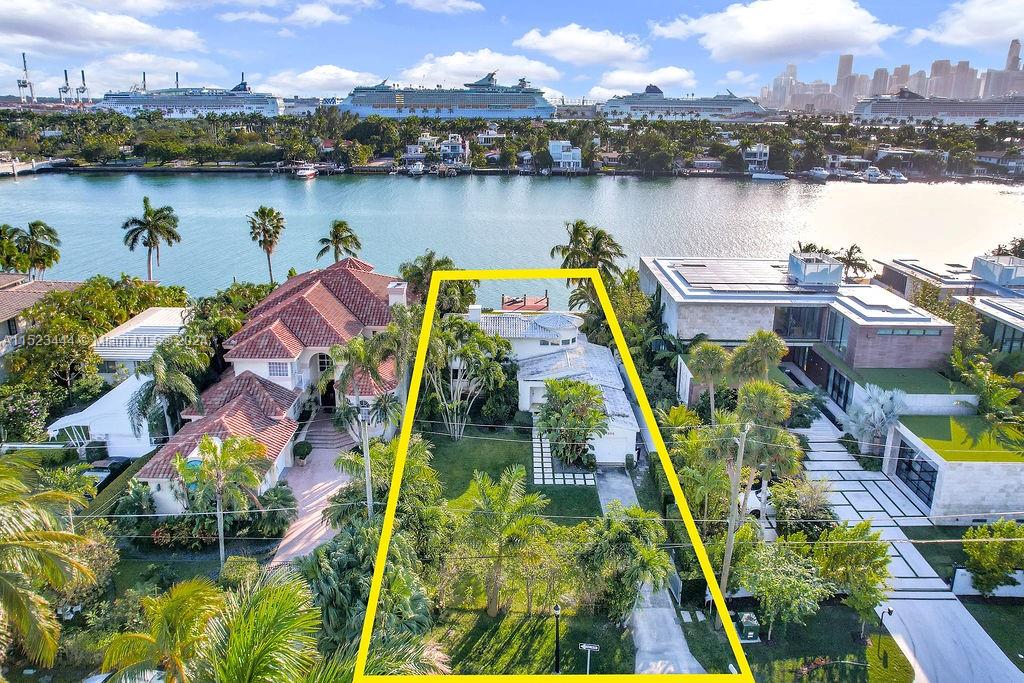 Rare opportunity on the premier Hibiscus Island  . Build your dream home on one of Miami Beach’s most coveted private island neighborhoods. This lot (10,500 SQFT) offers grand water views of Miami Skyline and boasts 60’ feet on the water. Plans on request, made by the famous Ferrari 308 designer Leonardo Fioravanti.