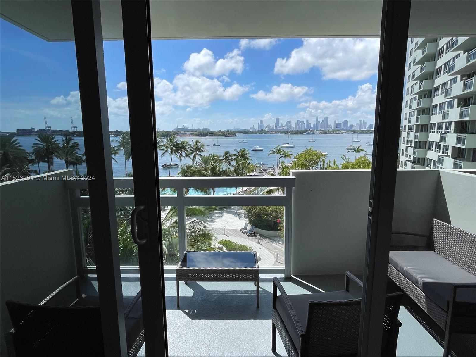 1500 Bay Rd 522S, Miami Beach, Florida 33139, 2 Bedrooms Bedrooms, ,2 BathroomsBathrooms,Residentiallease,For Rent,1500 Bay Rd 522S,A11523201