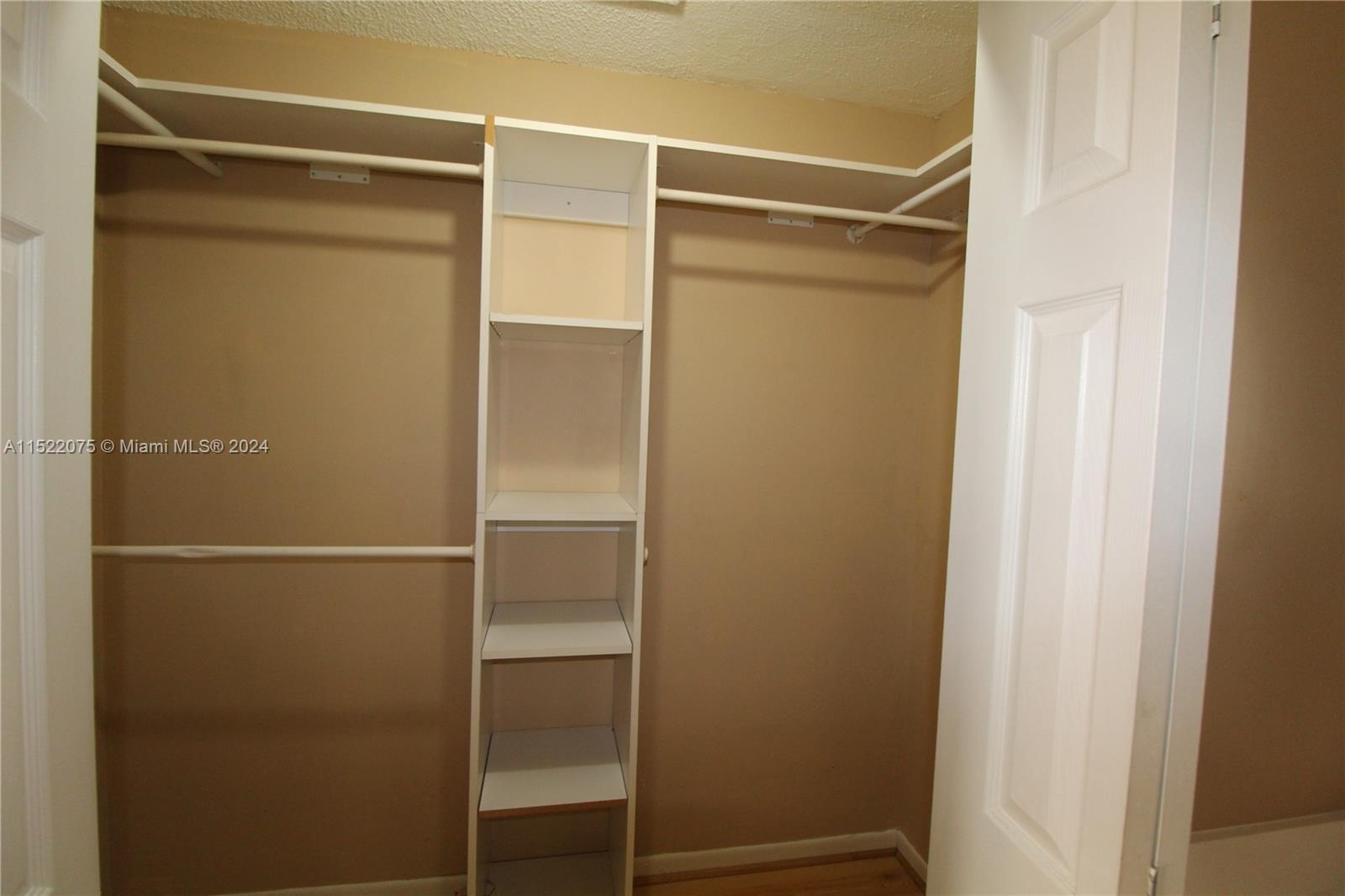 Master bedroom closet