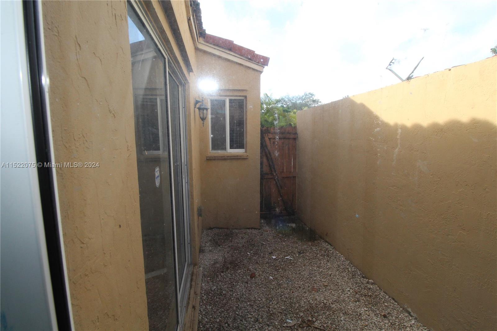 Private patio from master bedroom