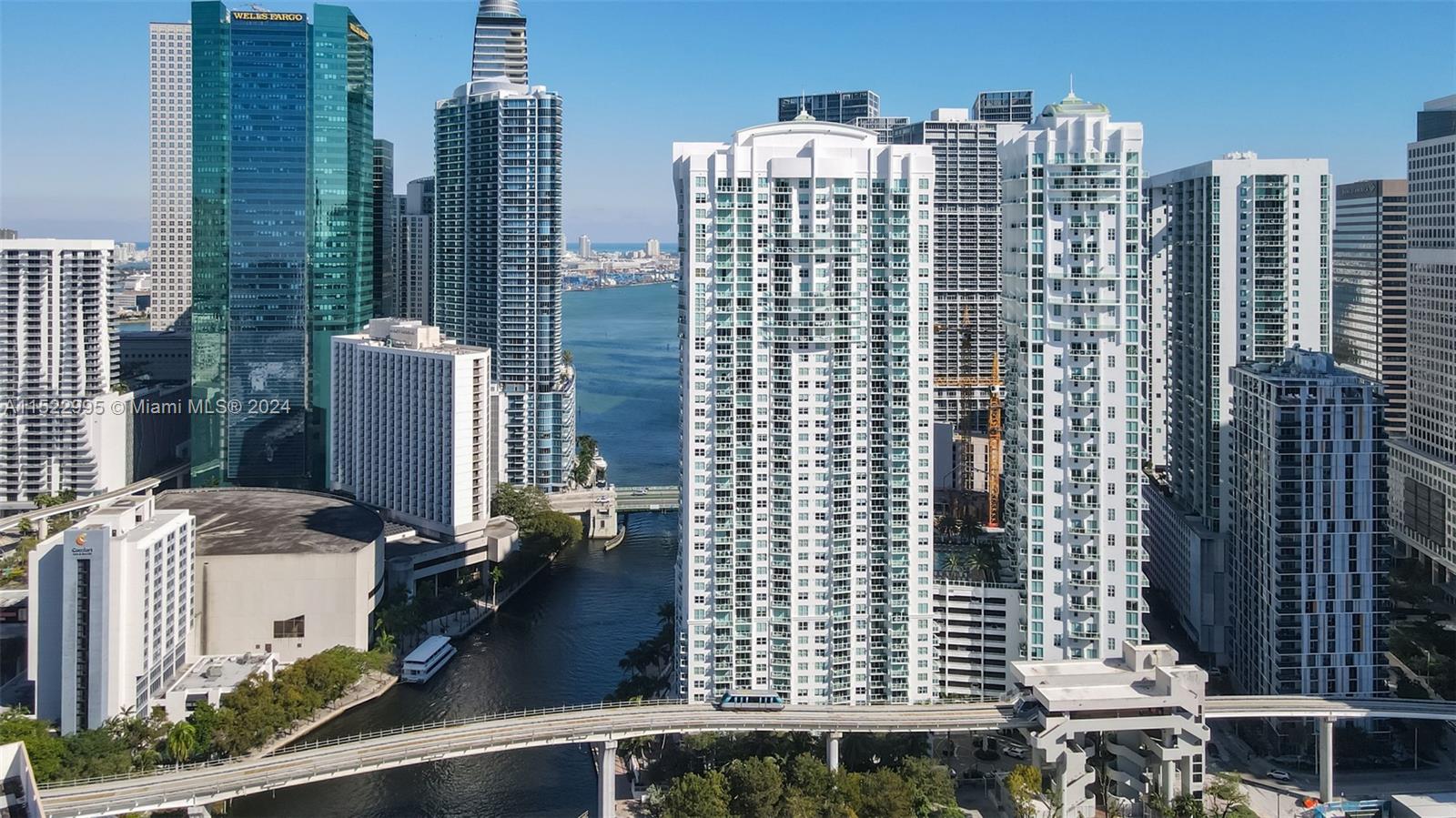 Spacious 2/2 Brickell corner unit with TWO STORAGE SPACES, PARKING ON THE SAME FLOOR, & 3 large balconies overlooking the Miami River! Wood floors with large bedrooms & living spaces make this unit unique. The storage spaces and parking are on the same floor as the residence. Amenities in Brickell on the River include 2 pools, spa, Multi-Level Fitness Center, concierge service, business center, valet parking, & 24 hour security. EXCELLENT LOCATION - next to the Metromover station and steps from Brickell City Centre, Whole Foods, and all the dining and entertainment that Brickell has to offer! Live That Brickell Life!