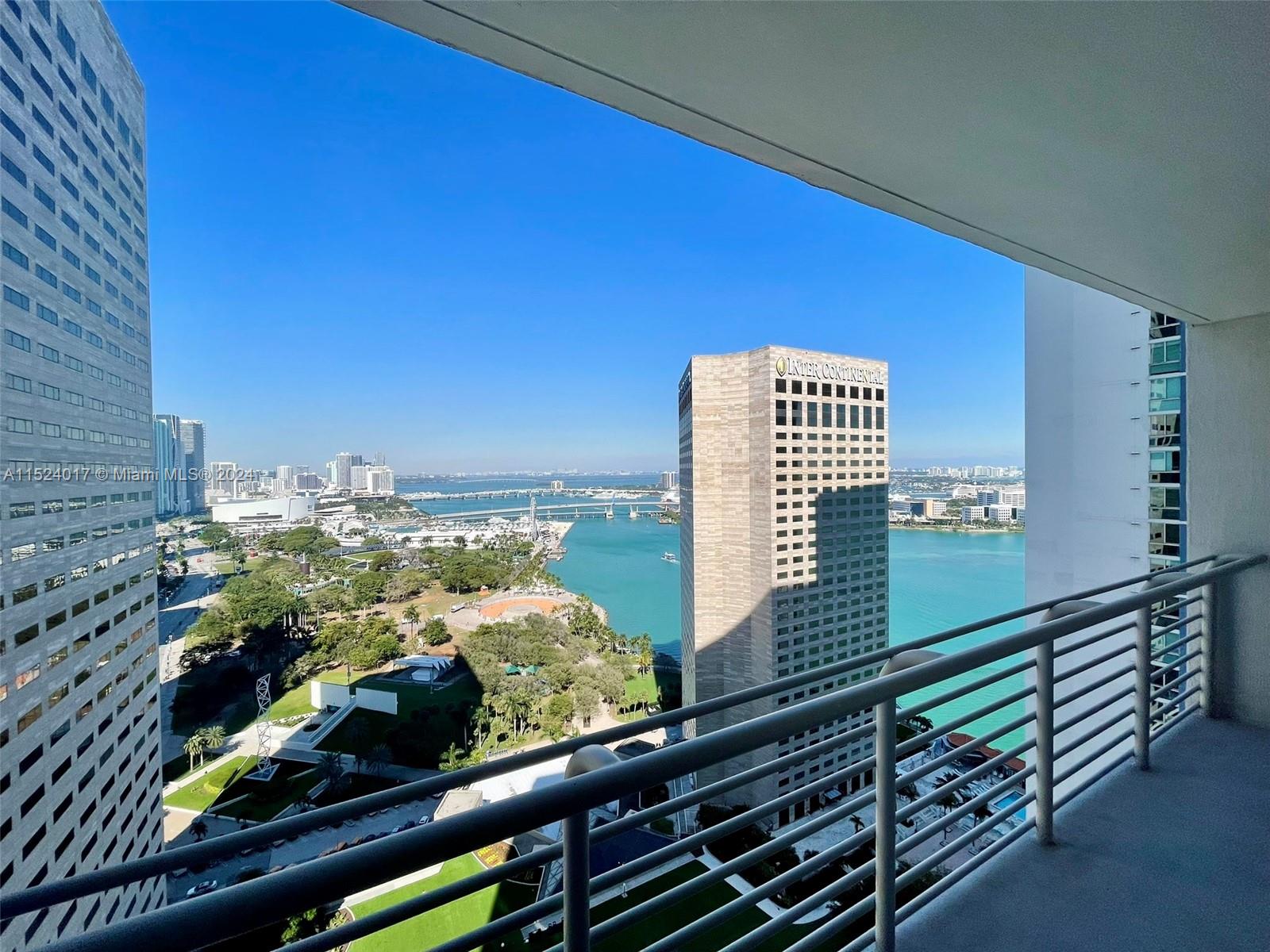 Indulge in breathtaking bay views from this exquisite condo situated on the 31st floor at One Miami. This one-bedroom, one-bathroom apartment boasts Italian wood kitchen cabinets, granite countertops, and stainless steel appliances complemented by a luxurious marble countertop bath and a spacious walk-in closet. Elevate your lifestyle with a plethora of amenities designed for your pleasure, including two sparkling swimming pools, two state-of-the-art fitness centers, a rejuvenating jacuzzi, invigorating saunas, a welcoming community room, and the peace of mind provided by 24-hour security and concierge services. Additionally, enjoy the convenience of on-site features such as a valet parking service, a business center, and a convenience store.