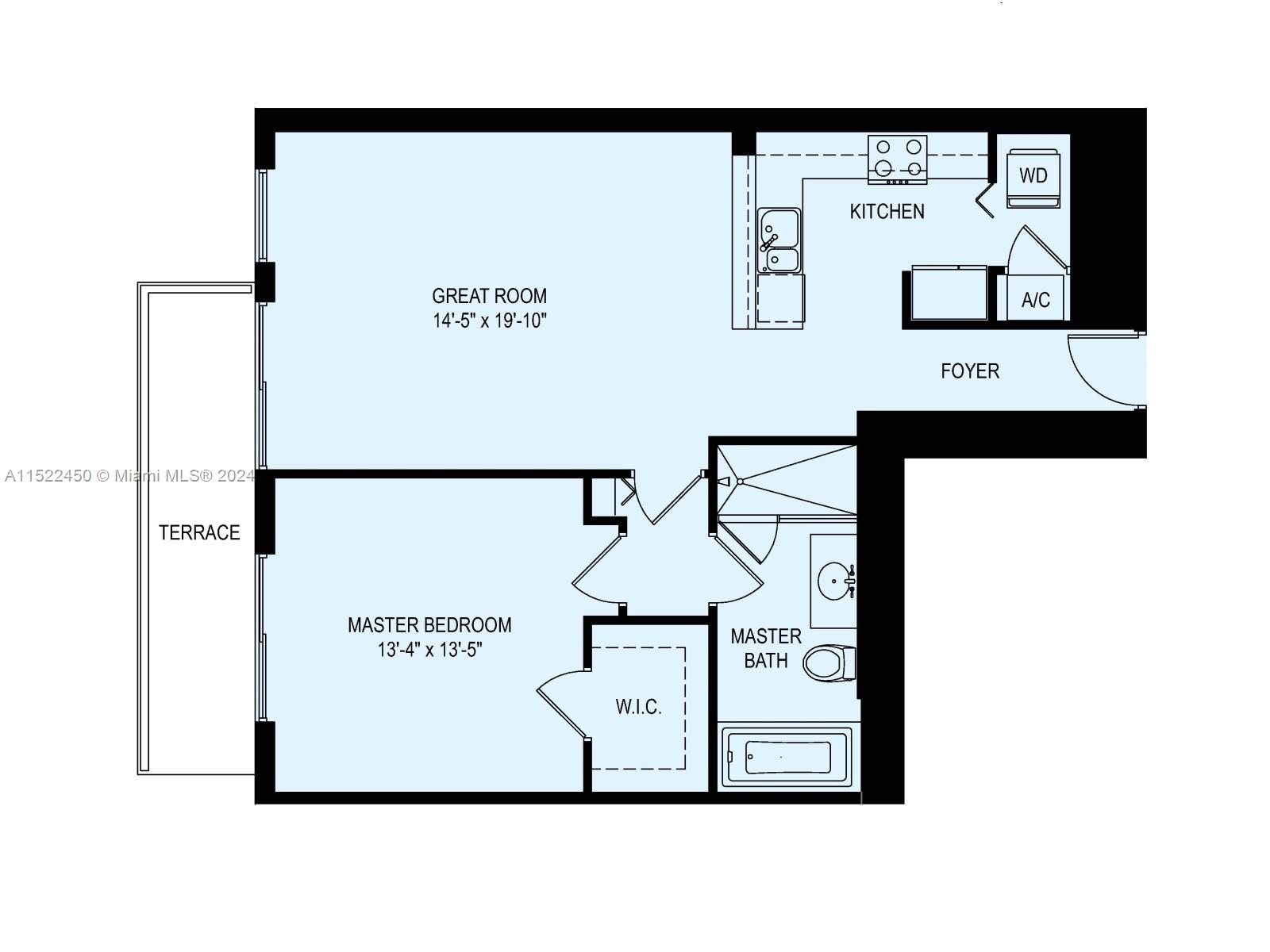 253 NE 2nd St 1106, Miami, Florida 33132, 1 Bedroom Bedrooms, ,1 BathroomBathrooms,Residential,For Sale,253 NE 2nd St 1106,A11522450