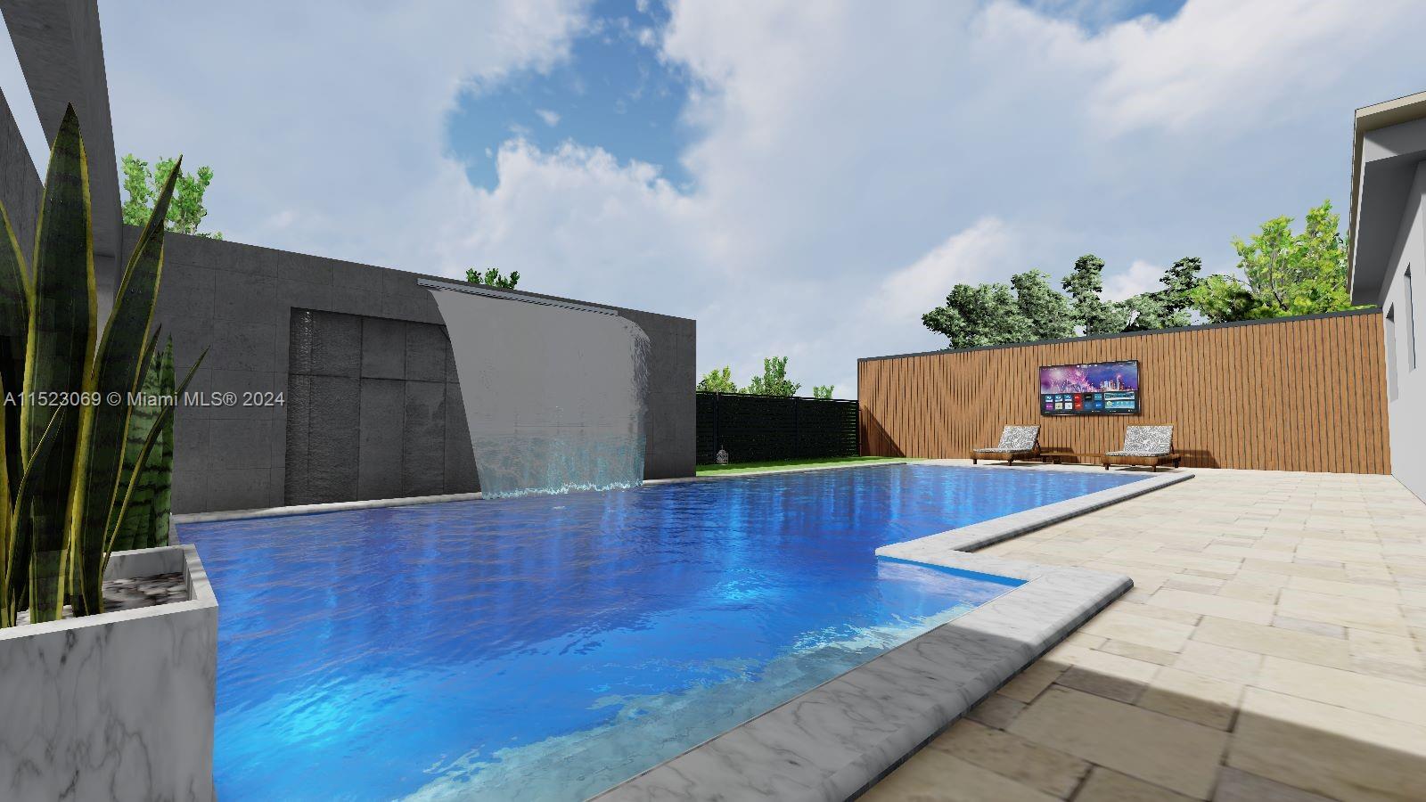 Potential pool render