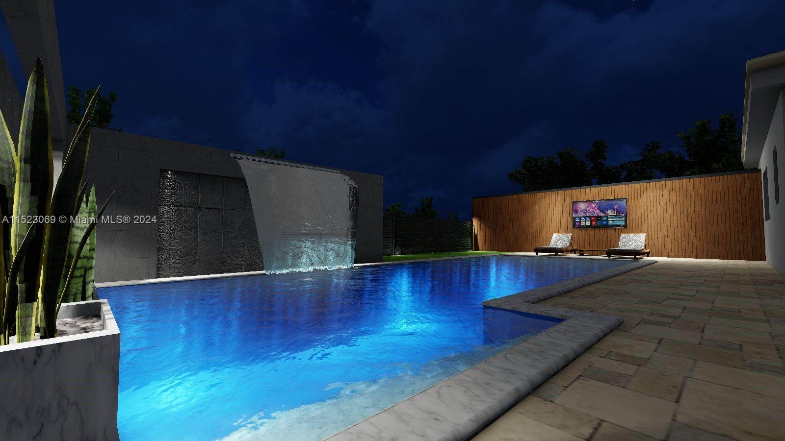Potential pool render