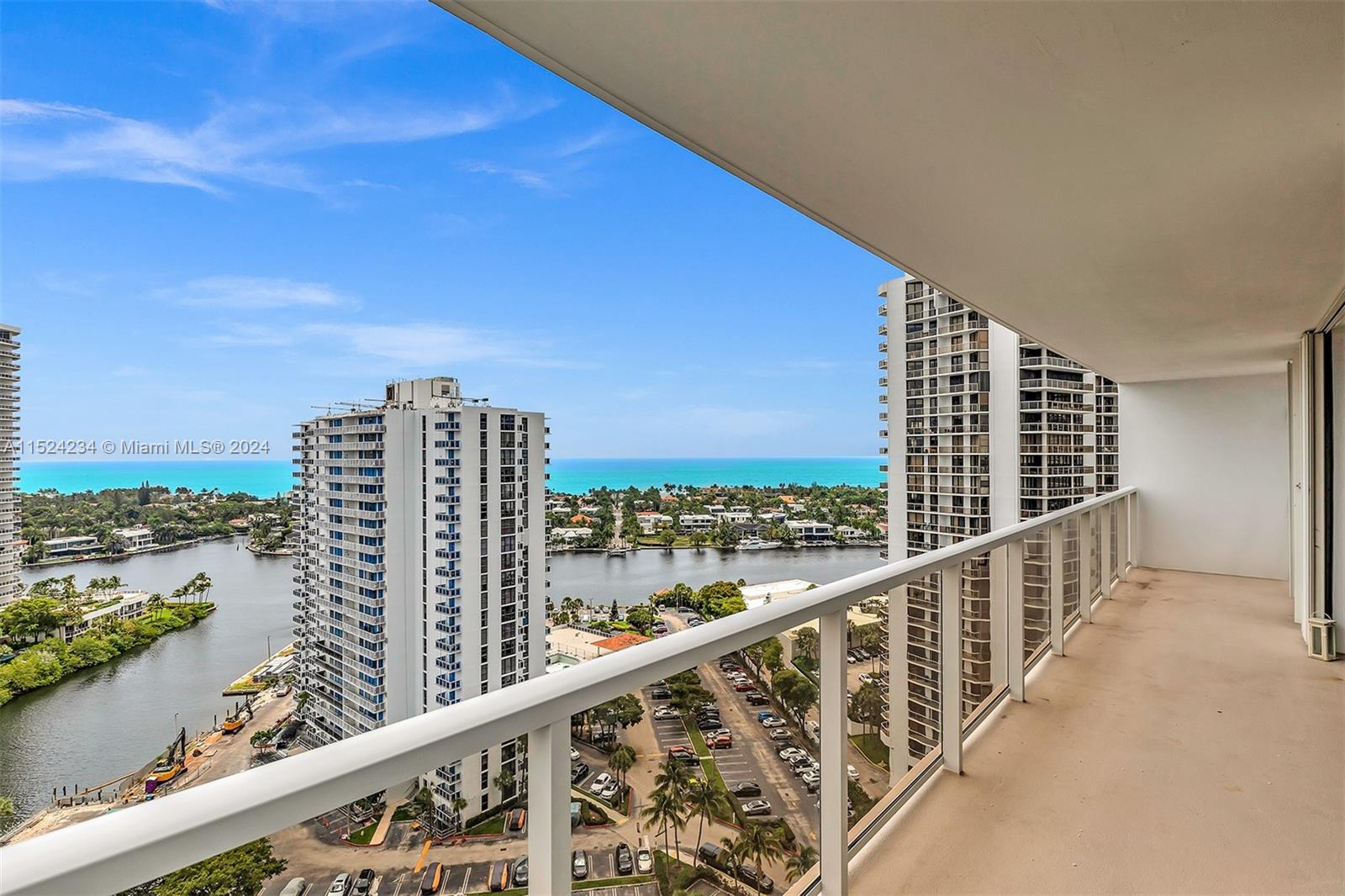 Enjoy the Atlantic Ocean Breeze from this large balcony.