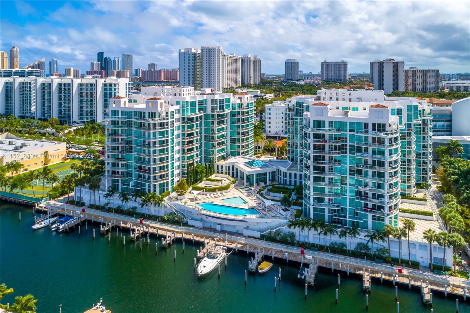 Prime Location in Aventura! Anchor your Lifestyle: Exceptional Apartment,Best floor plan with view of the marina & pool + Option to purchase one  Boat Slip-31 ft'(+$130K Boat slip is not included in the purchase price). The ready-to-move-in property features 2 bedrooms,2.5 baths, & an oversized terrace. Floor-to-ceiling windows let natural light into the ample living space and the contemporary kitchen with stainless steel appliances. Designed for a sophisticated and luxurious lifestyle. The Atrium offers top-of-the-line amenities such as a state-of-the-art fitness center, hot tub, pool, playground, 24 security, valet & Private Marina with boat slips. Walking distance to shops, restaurants, Aventura Mall, A+ rated schools & the beaches. 20 mn from Miami and Fort Lauderdale Airport.