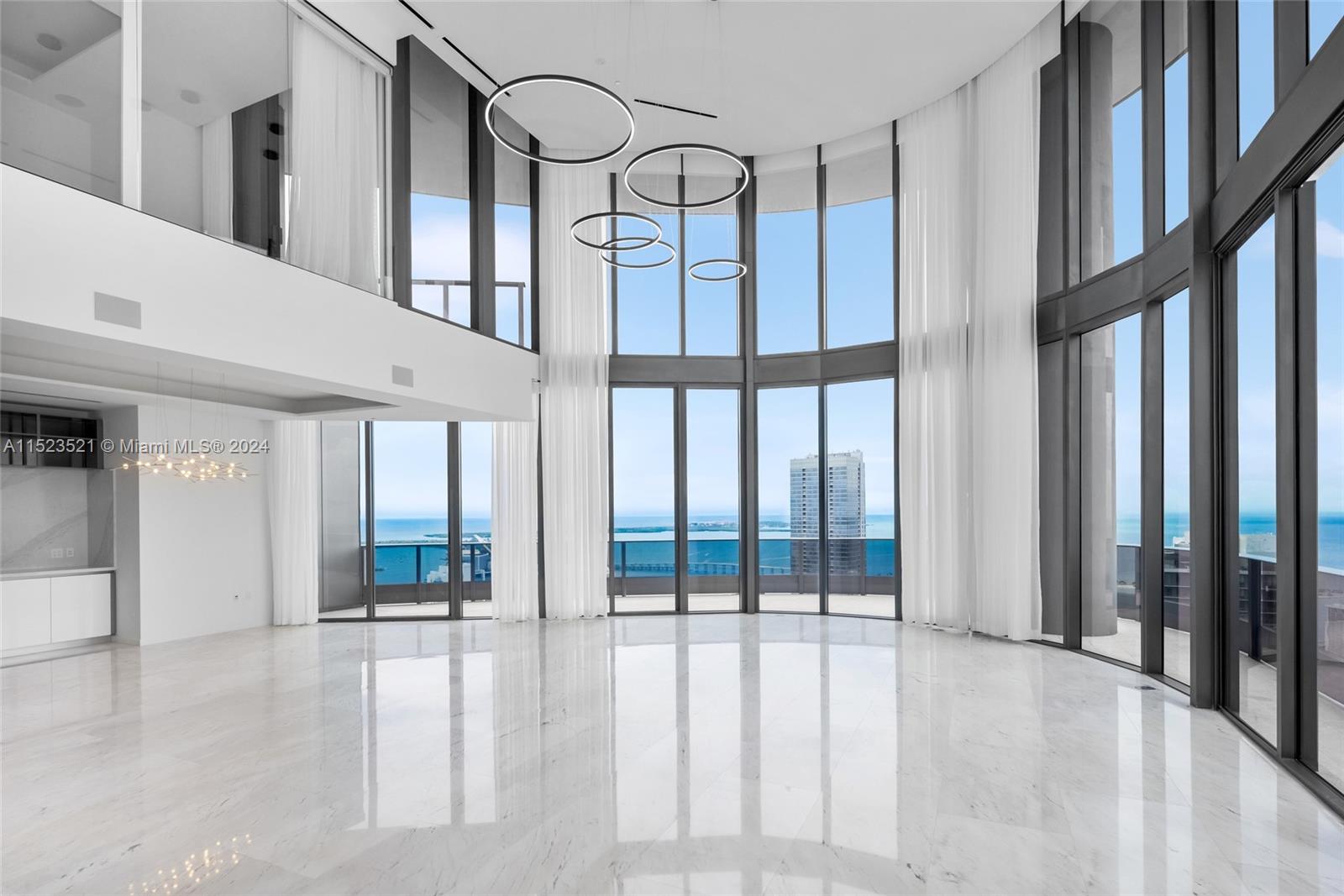 Experience ultimate luxury in this 5173 sq. ft. tri-level penthouse at The Brickell Flatiron. With 6 bedrooms and 5.5 bathrooms, indulge in spacious living. The private pool deck offers 180-degree views, an outdoor kitchen, and an ideal space for gatherings. Italian marble flooring adds opulence. Enjoy 3 assigned parking spaces, valet parking, and exclusive amenities: roof deck, playground, doorman, concierge, gym, playroom, billiards, 2 heated pools, game room, business center. Revel in highrise living near Miami's finest dining, shopping, and entertainment. Rare Miami luxury awaits! Completed April 2024.