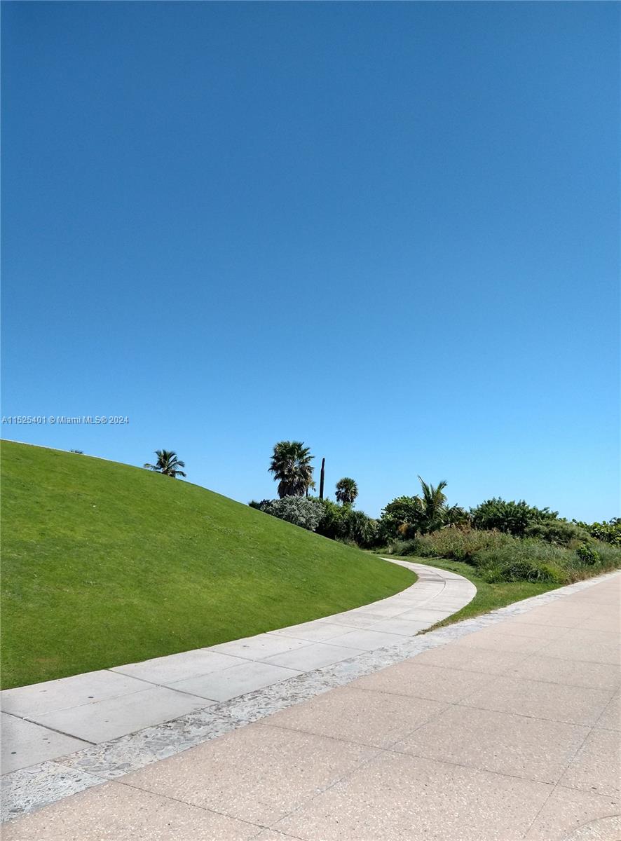 Close to jogging area