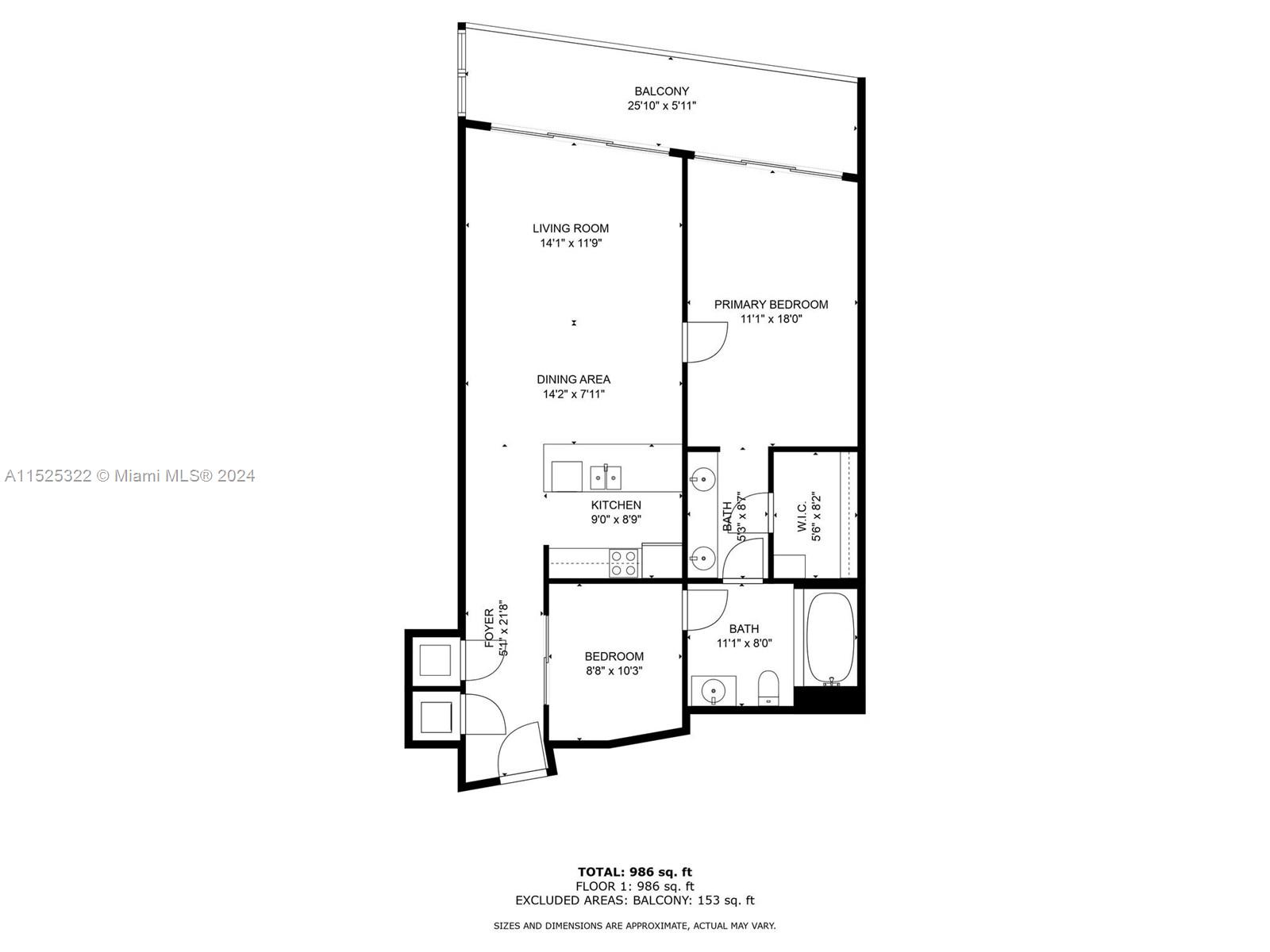 1800 S OCEAN DR 809, Hallandale Beach, Florida 33009, 2 Bedrooms Bedrooms, ,1 BathroomBathrooms,Residentiallease,For Rent,1800 S OCEAN DR 809,A11525322