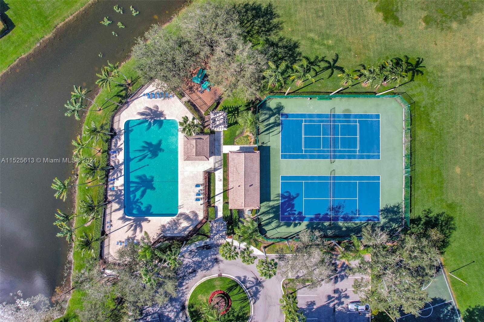 Pool and Tennis Courts