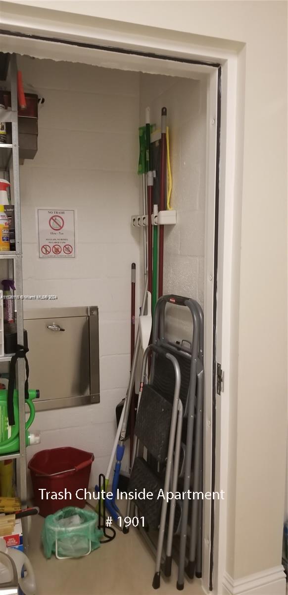 Private Trash Chute
